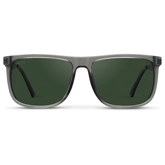 JACOB Rectangular Classic Men's Sunglasses in Steel Grey by WMP Eyewear