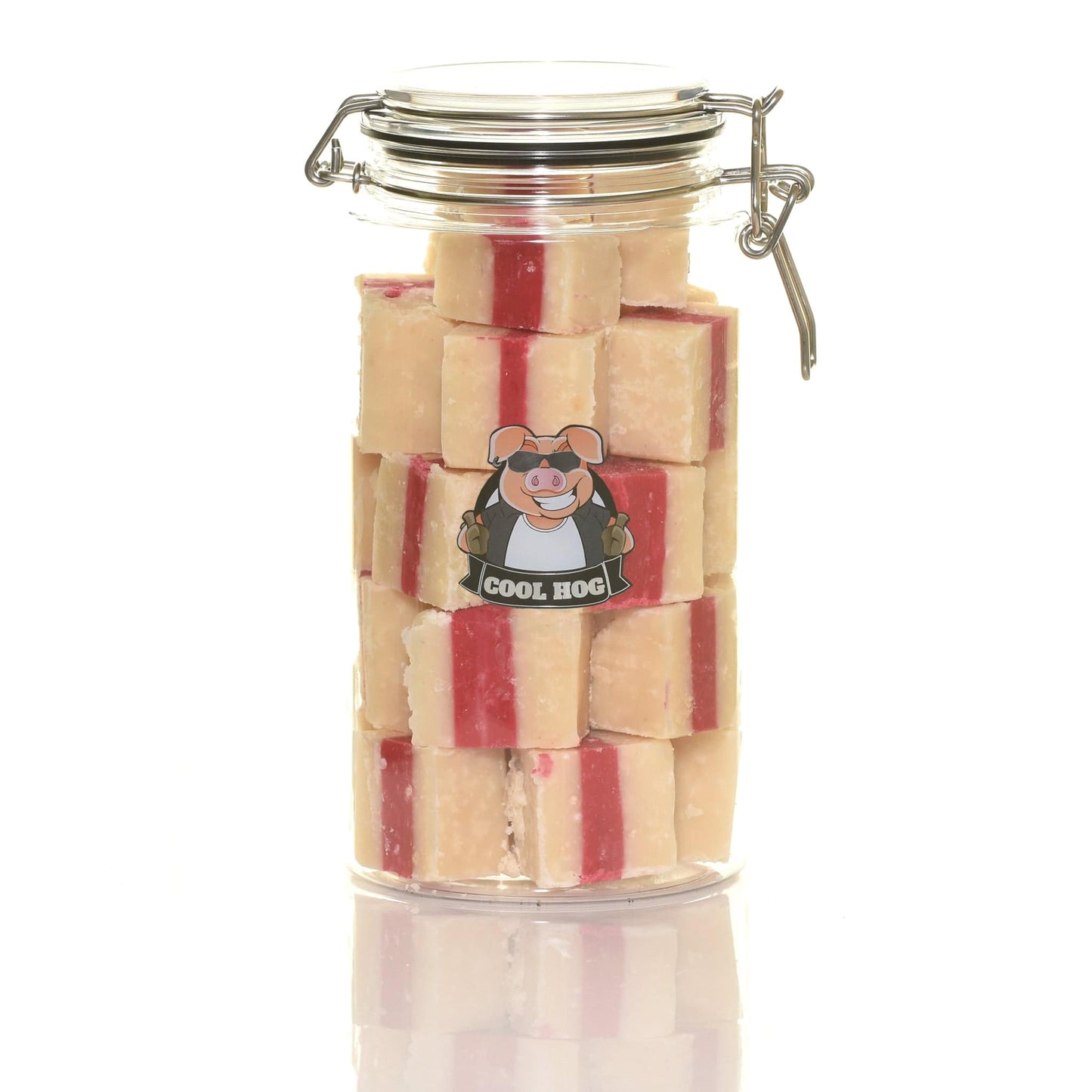 Jammie Dodger Flavour Handmade Fudge Jar