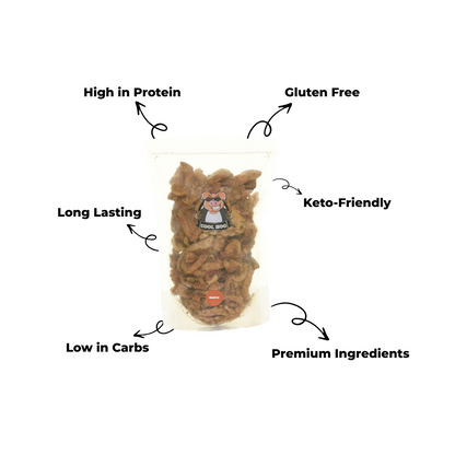 Maple Flavour Pork Scratching Resealable Bag