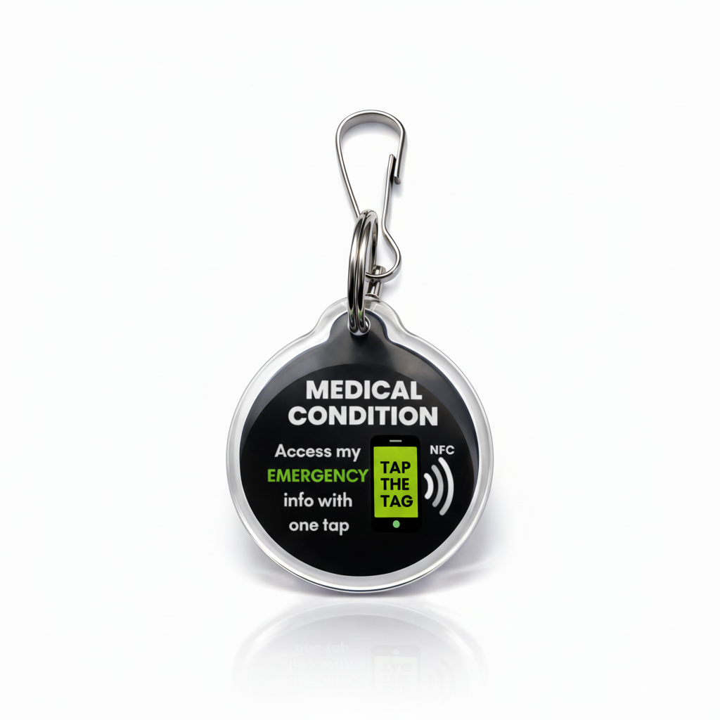 Medical Condition – NFC Clip-On Emergency Information Tag
