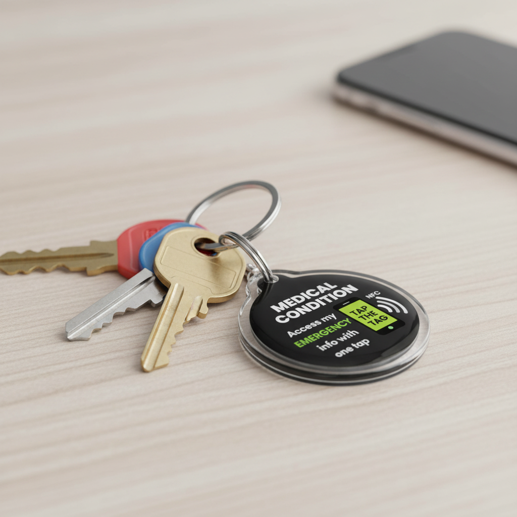 Medical Condition – NFC Clip-On Emergency Information Tag