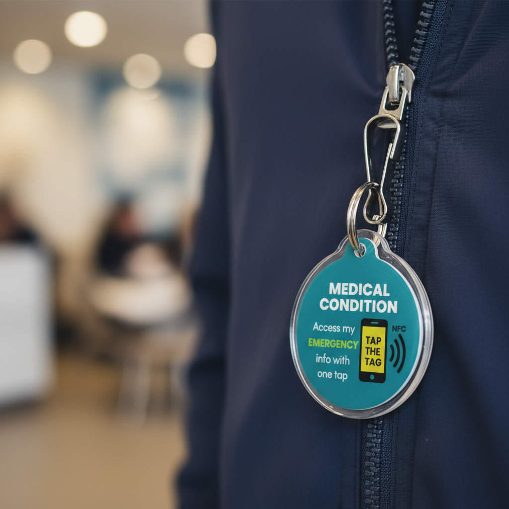 Medical Condition – NFC Clip-On Emergency Information Tag