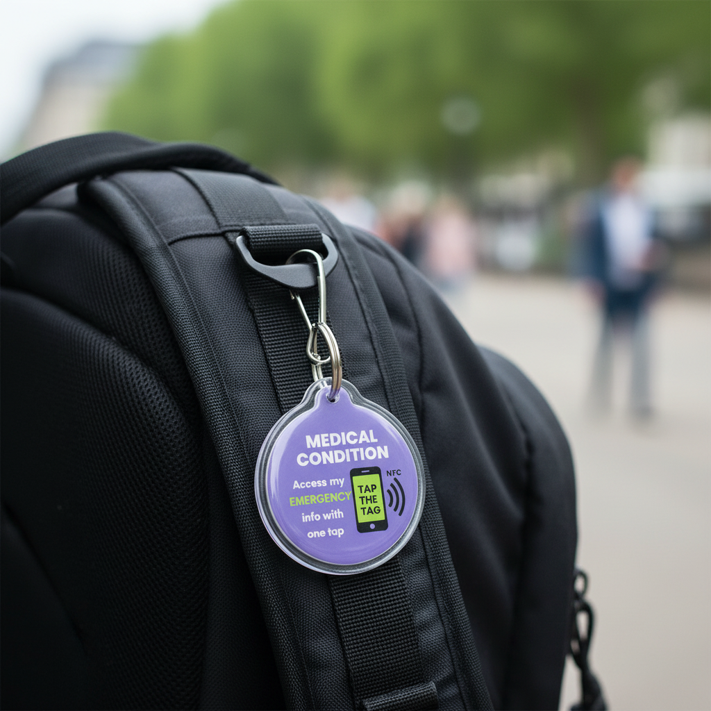 Medical Condition – NFC Clip-On Emergency Information Tag