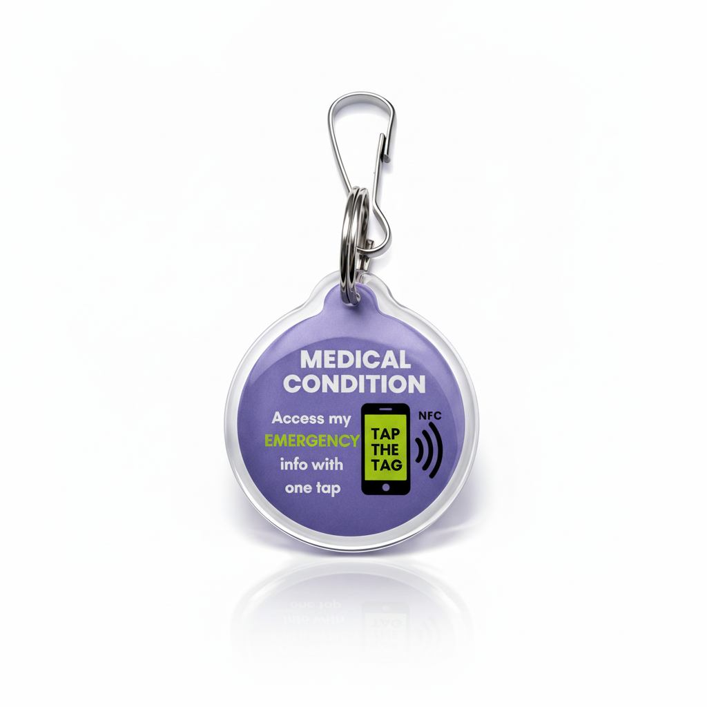 Medical Condition – NFC Clip-On Emergency Information Tag