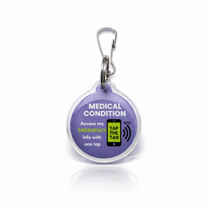 Medical Condition – NFC Clip-On Emergency Information Tag
