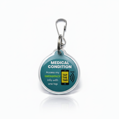 Medical Condition – NFC Clip-On Emergency Information Tag