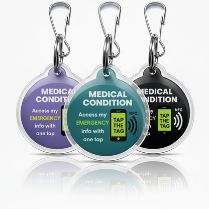 Medical Condition – NFC Clip-On Emergency Information Tag
