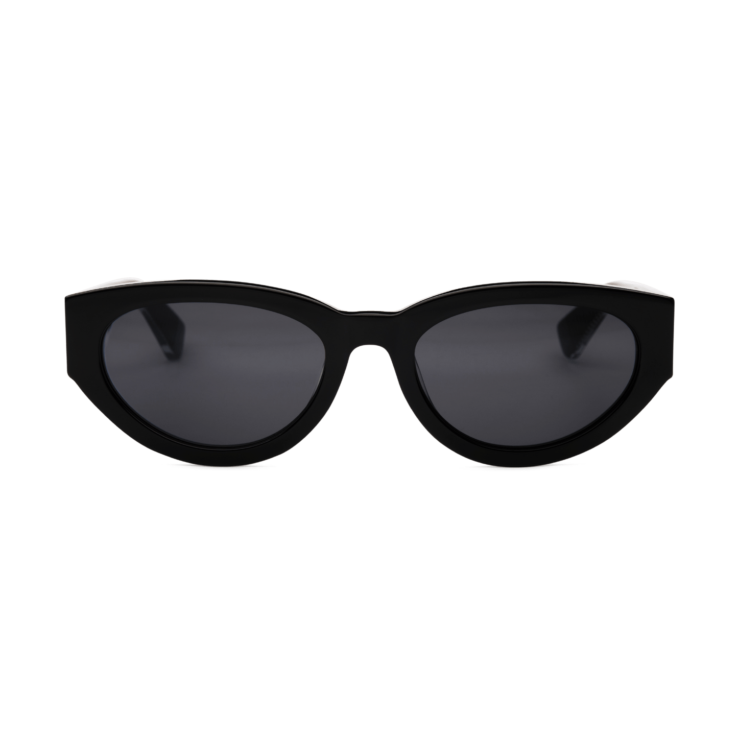 AUDREY Black Reveal Cat Eye Sunglasses by Messy Weekend