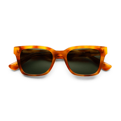 DEAN Rectangular Havana Tortoise Sunglasses by Messy Weekend