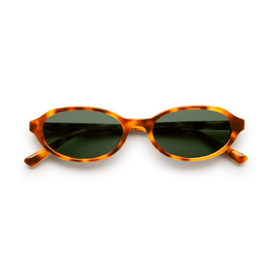 IVY Havana Tortoise Oval Sunglasses by Messy Weekend