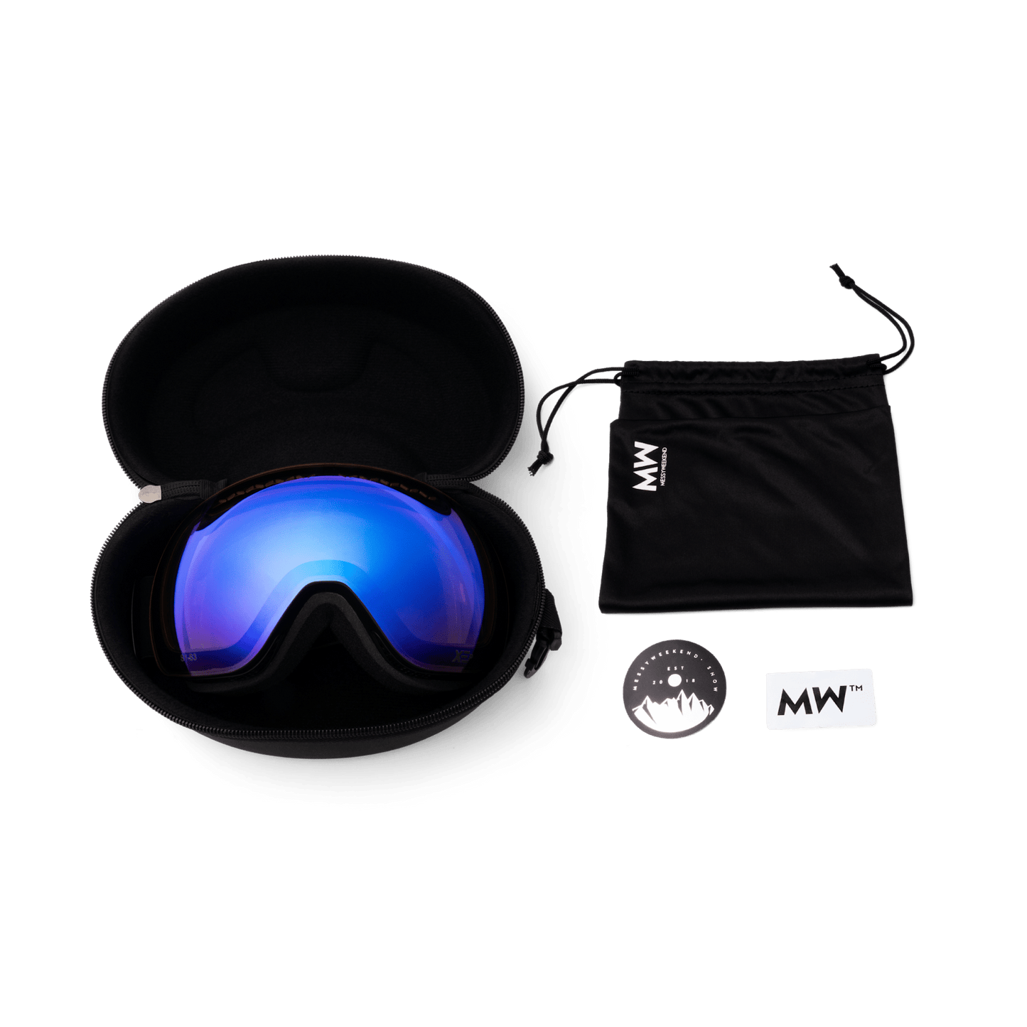 Messy Weekend Orbit XEP Photochromic Ski Goggles Frameless Design