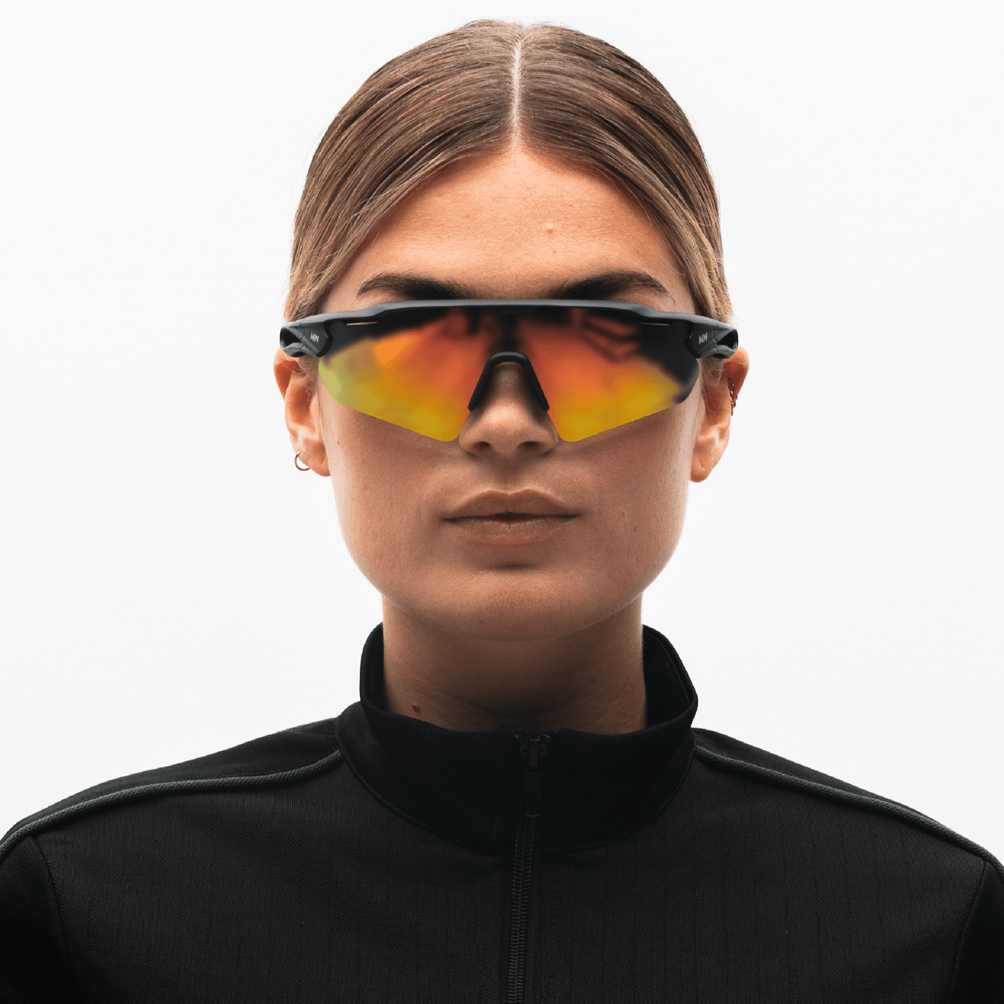 Messy Weekend RAPID Sports Polarised Sunglasses - Black Sunset Running & Biking