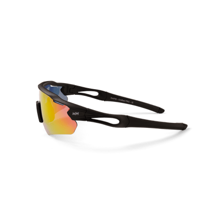 Messy Weekend RAPID Sports Polarised Sunglasses - Black Sunset Running & Biking