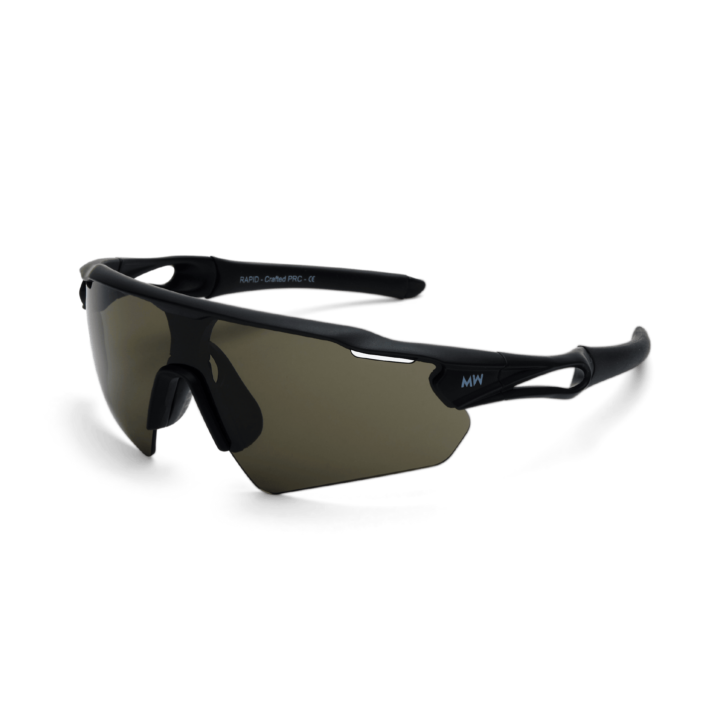 Messy Weekend RAPID Sports Sunglasses - Black Running & Cycling Eyewear