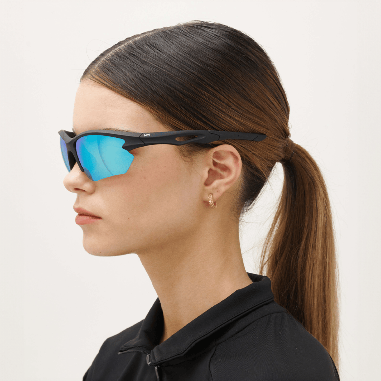 Messy Weekend RATE Sports Polarised Sunglasses - Running, Cycling - Blue