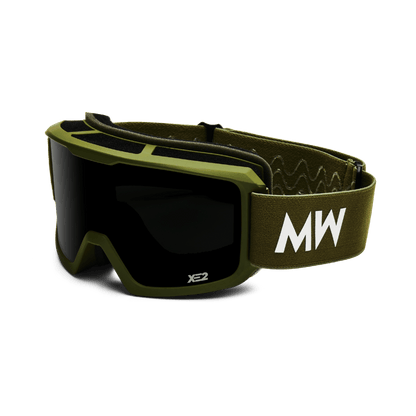 Messy Weekend Ski Goggles, FERDI XE2, UV400, Army Green Dark Grey