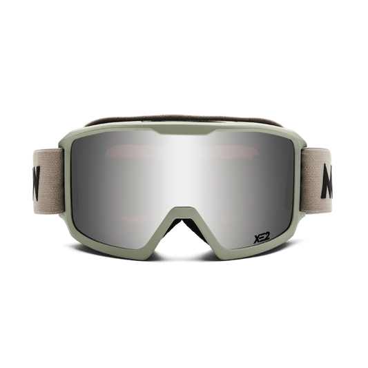 Messy Weekend Ski Goggles, FERDI XE2, UV400, Light Grey Silver Mirrored