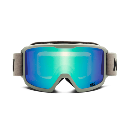 Messy Weekend Ferdi XE2 Ski Goggles - Green Mirrored (Grey Band)