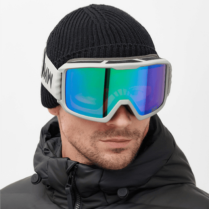 Messy Weekend Ferdi XE2 Ski Goggles - Green Mirrored (Grey Band)