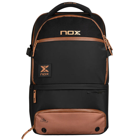 NOX LUXURY OPEN SERIES BACKPACK BLACK/BROWN
