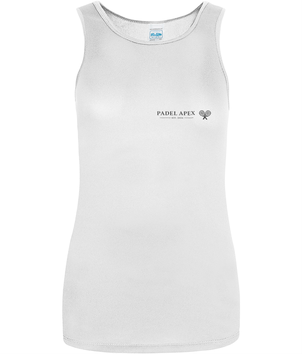 PADEL APEX - Womens Performance Vest - Cool Orange
