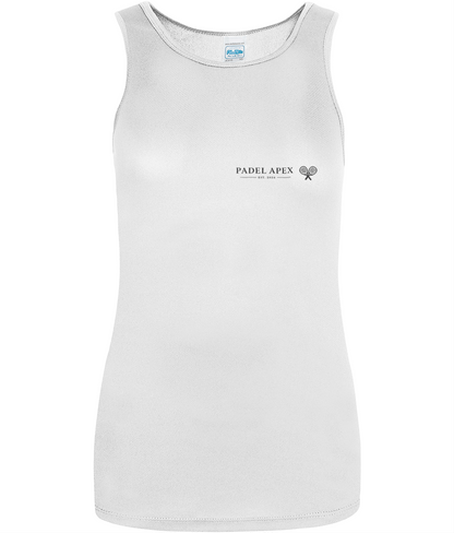 PADEL APEX - Womens Performance Vest - Cool Orange