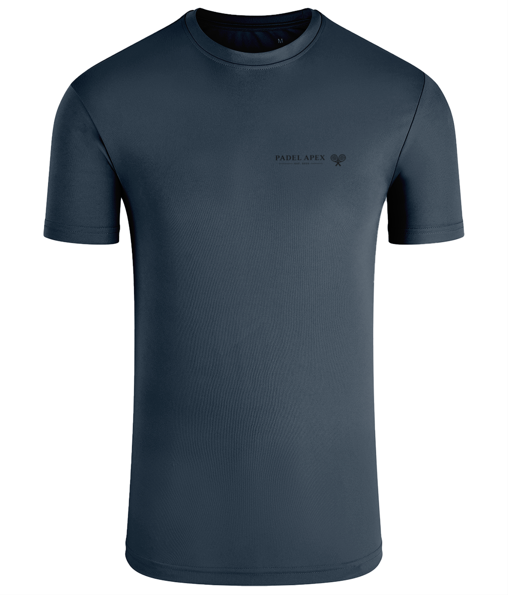 PADEL APEX - Mens Performance T-Shirt - Navy Charcoal