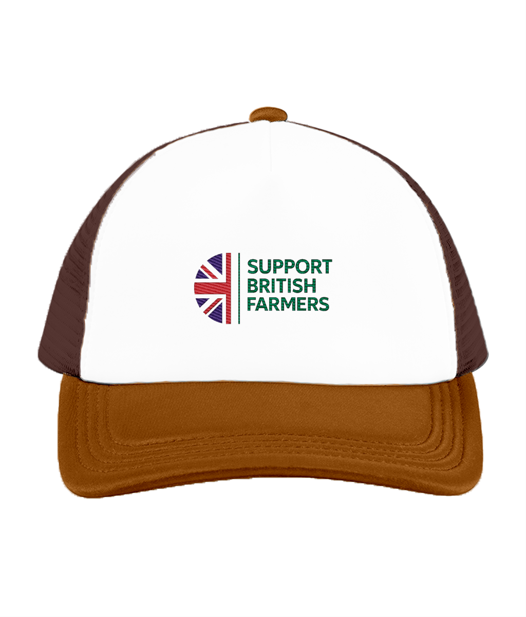 Beechfield Retro Tractor Cap Support British Farmers