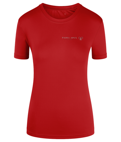 PADEL APEX - Womens Performance Top - Fire Red