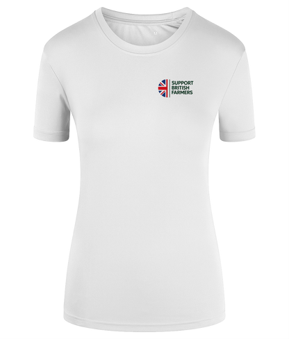 Women's TriDri Field Performance T-Shirt Support British Farmers
