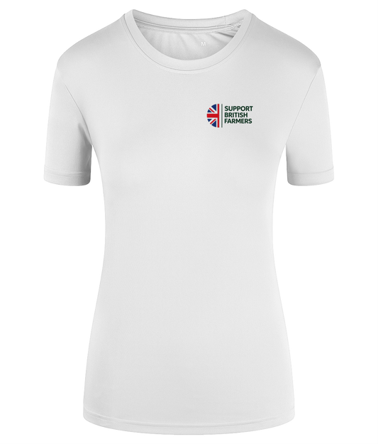 Women's TriDri Field Performance T-Shirt Support British Farmers