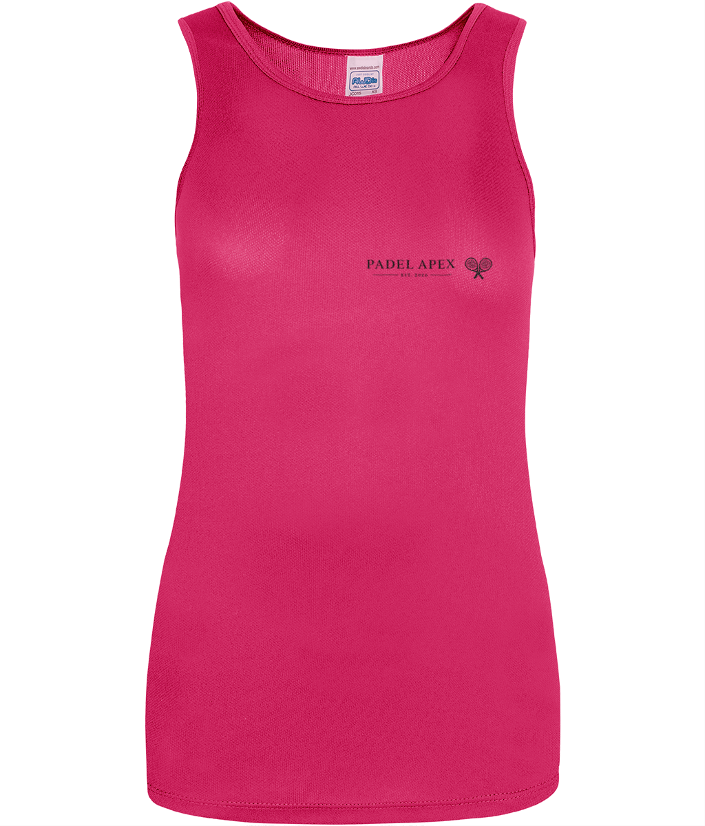 PADEL APEX - Womens Performance Vest - Hot Pink