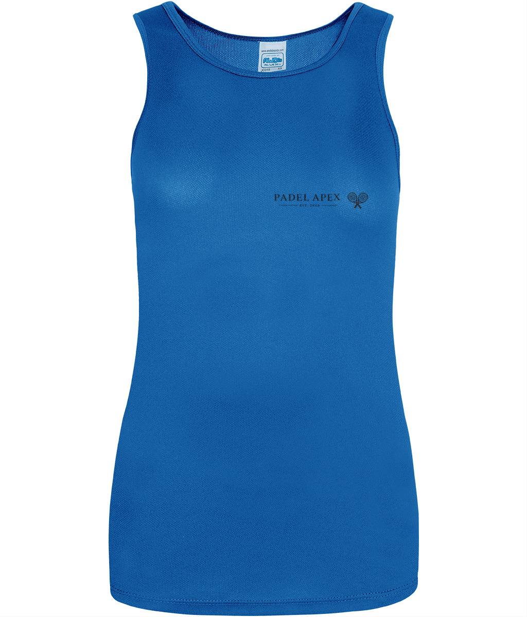 PADEL APEX - Womens Performance Vest - Sapphire Blue