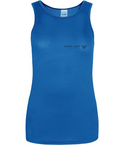 PADEL APEX - Womens Performance Vest - Sapphire Blue