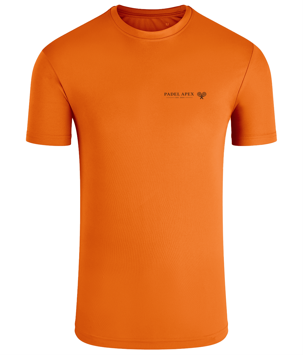 PADEL APEX - Mens Performance T-Shirt - Lightening Orange