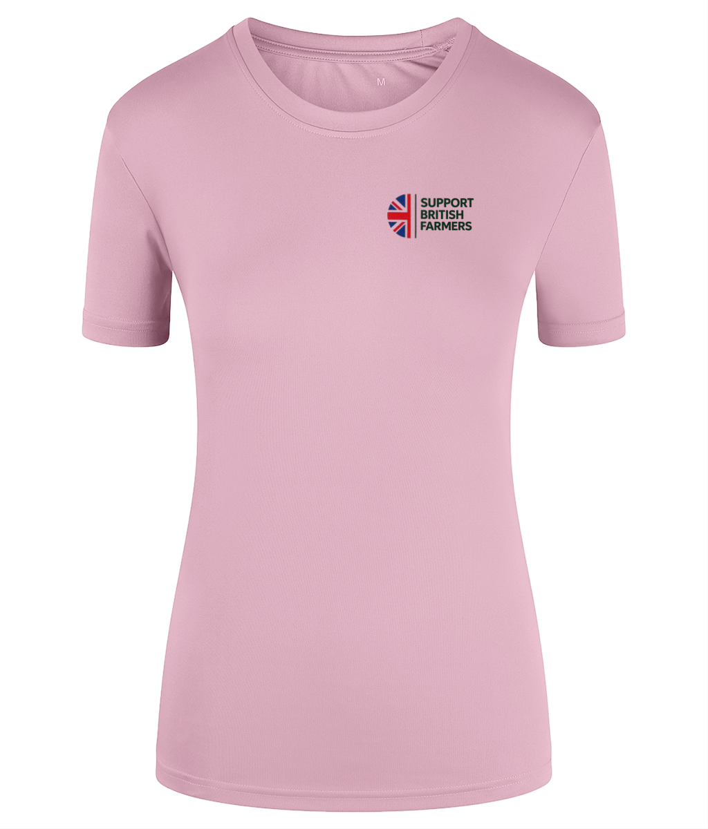 Women's TriDri Field Performance T-Shirt Support British Farmers