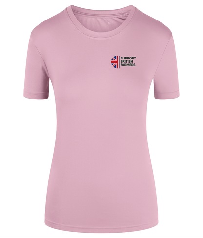 Women's TriDri Field Performance T-Shirt Support British Farmers