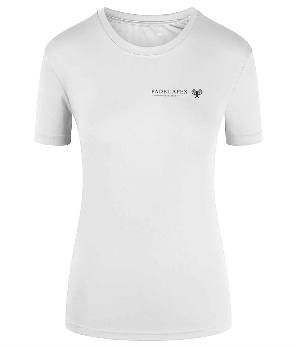 PADEL APEX - Womens Performance Top - Cool White