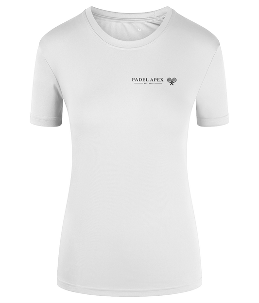 PADEL APEX - Womens Performance Top - Cool White