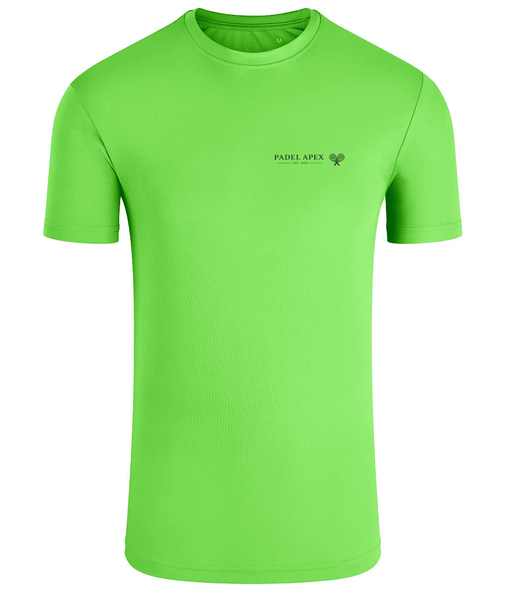 PADEL APEX - Mens Performance T-Shirt - Lightening Green