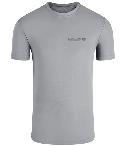 PADEL APEX - Mens Performance T-Shirt - Silver