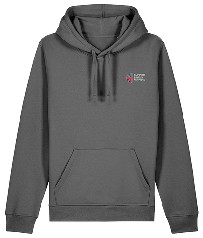 Hoodie Green or Anthracite Support British Farmers