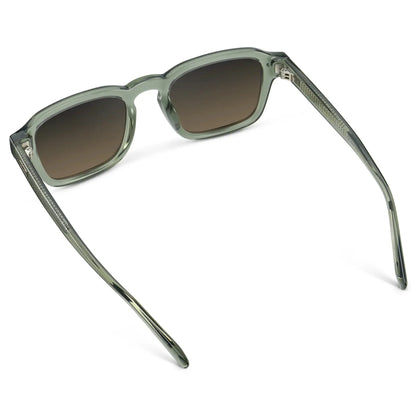 MORRIS Rectangular Polarised Sunglasses for Men Sage Green l WMP Eyewear