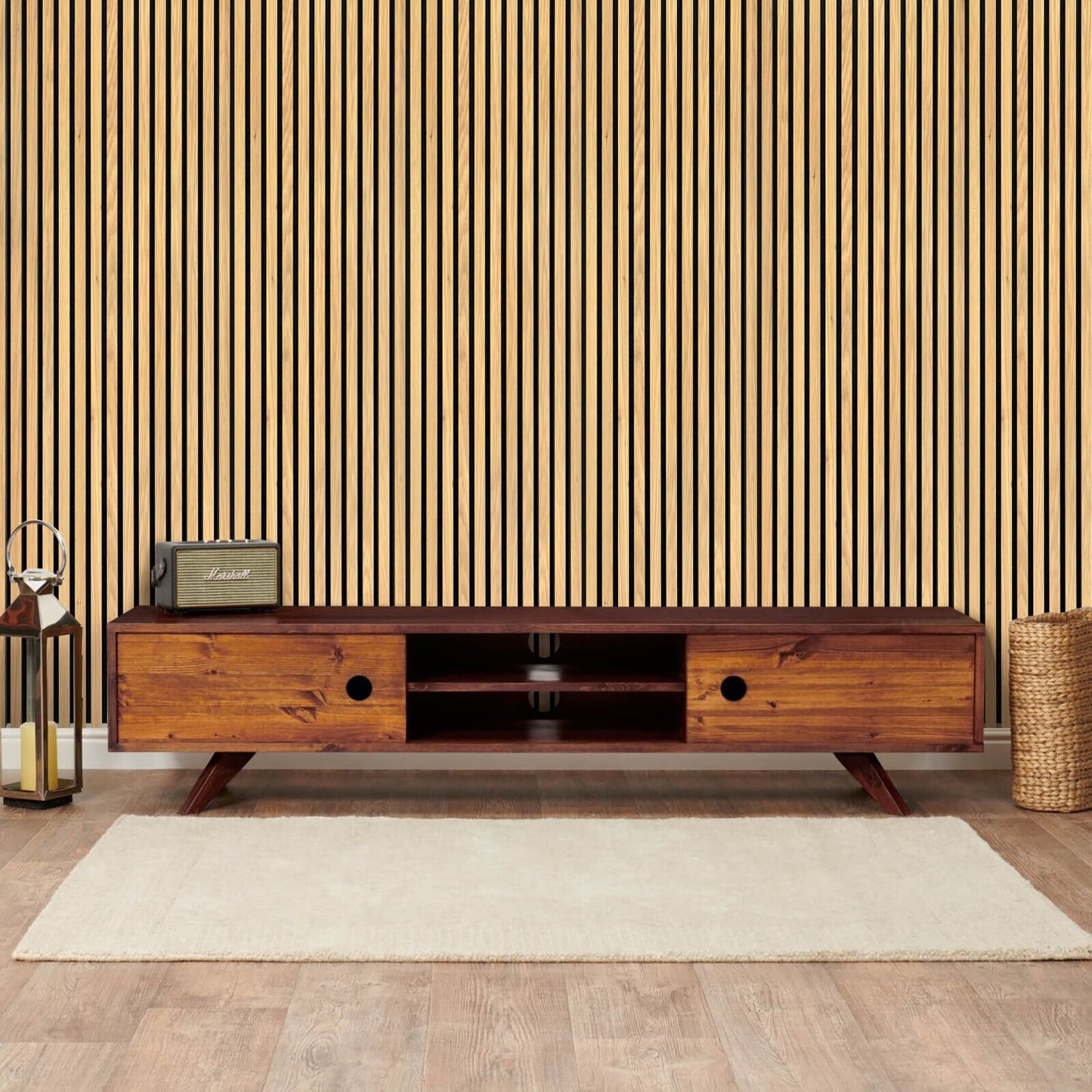 Natural Oak Acoustic Wall Panels   Also Ideal For A Golf Studio And Shops (2 Pack)