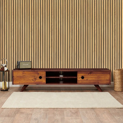 Natural Oak Acoustic Wall Panels Also Ideal For A Golf Studio And Shops (3 Pack)