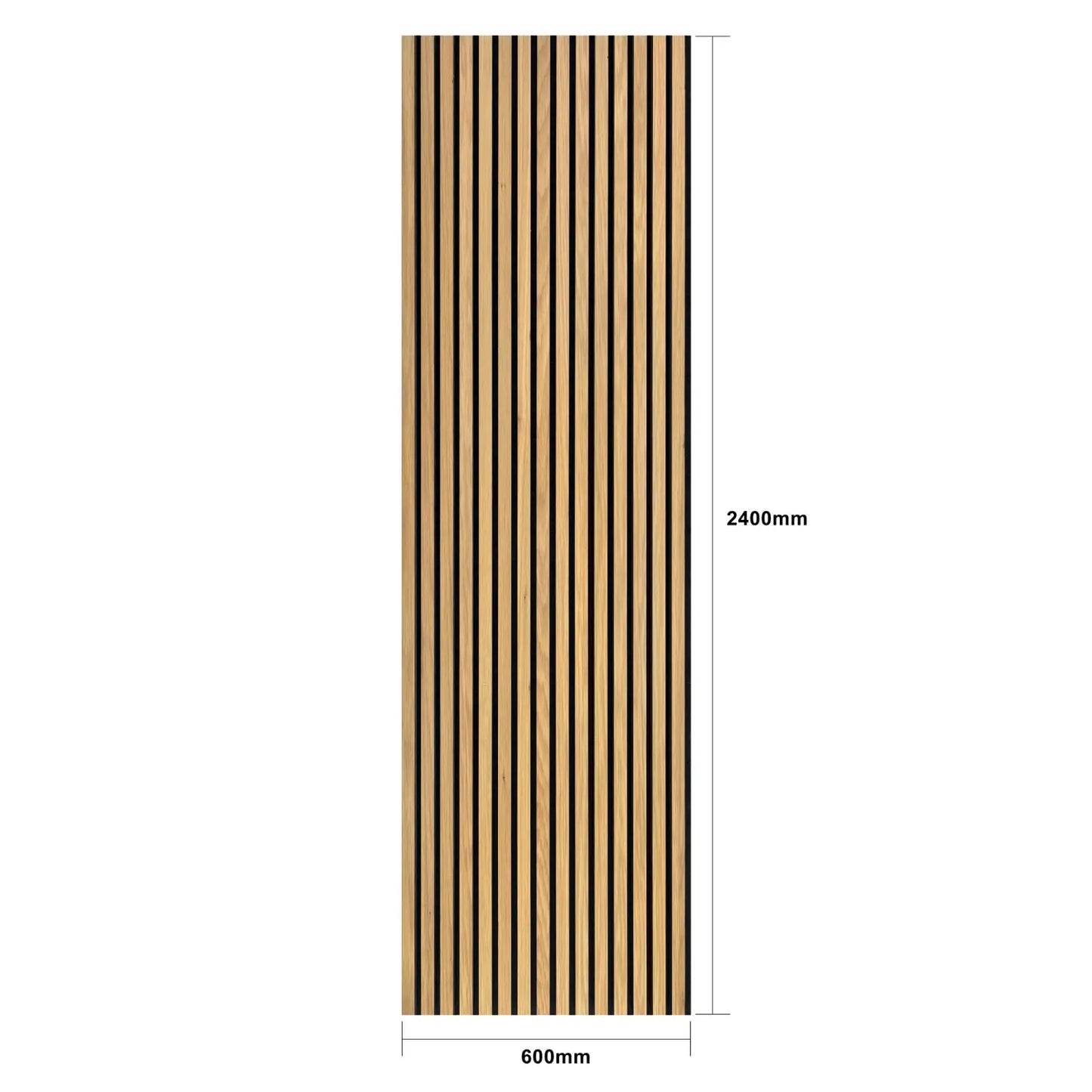 Natural Oak Acoustic Wall Panels Also Ideal For A Golf Studio And Shops (3 Pack)