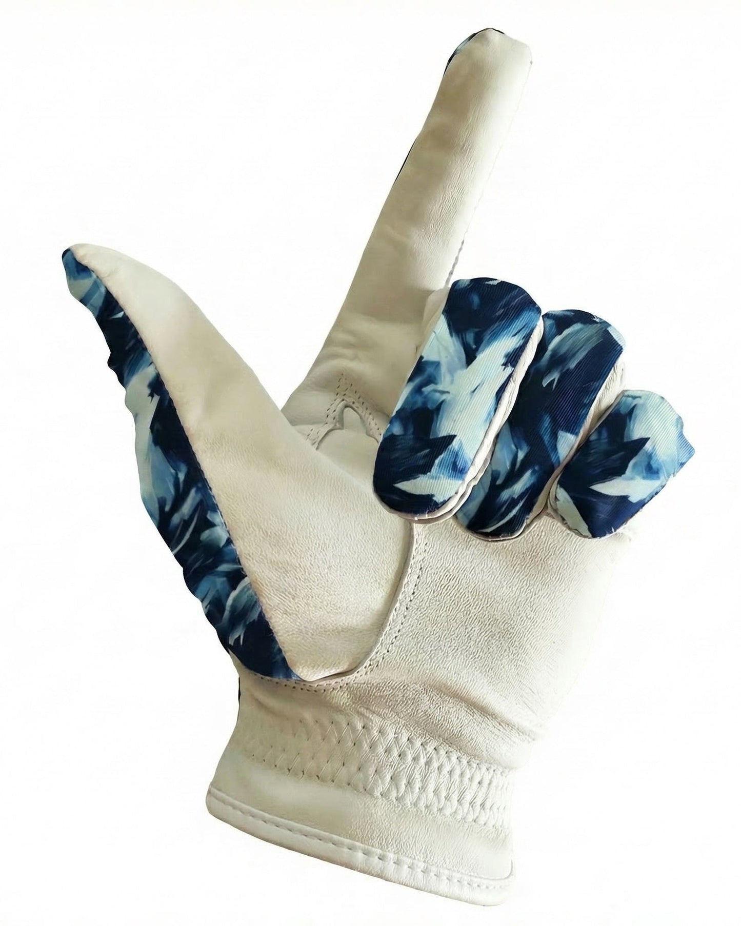 AAA Cabretta Leather Golf Glove, Ocean Blue, Breathable