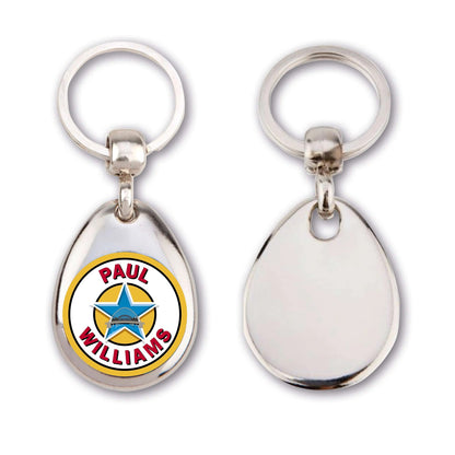 Personalised Newcastle Skyline Keyring – Engraved Geordie Gift
