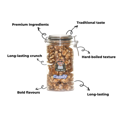 Peanut Brittle Candy Gifting Jar