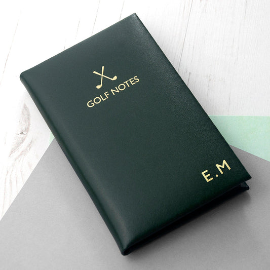 Personalised Luxury Leather Golf Notes